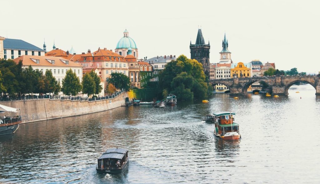 beautiful scenery in the country of czech republic