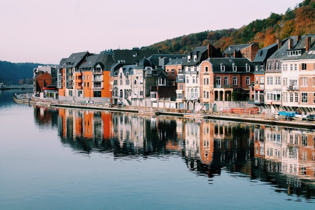 beautiful scenery in the country of belgium