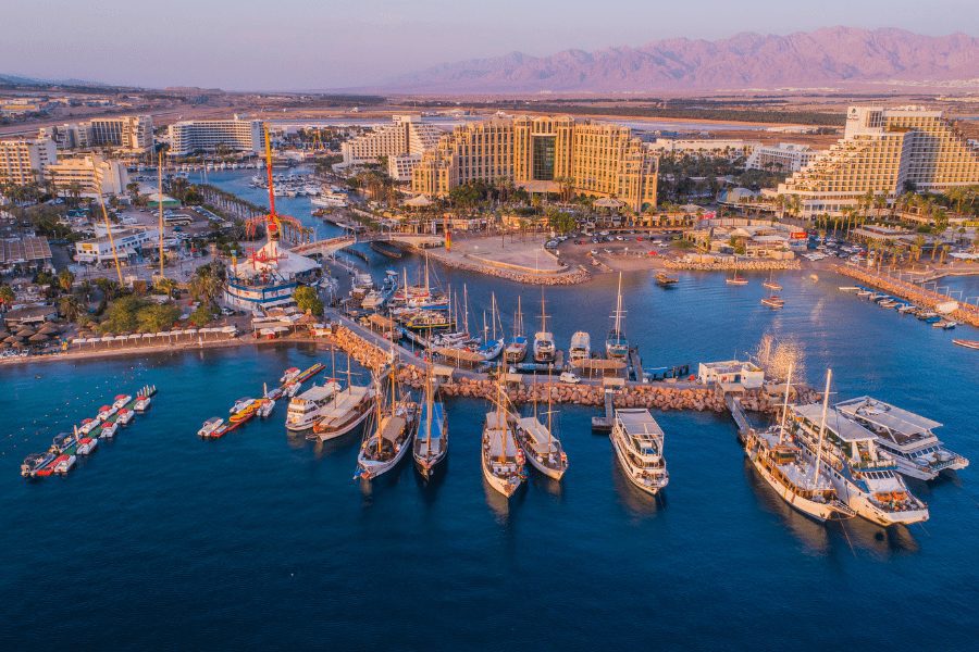 Port at Eilat, Israel